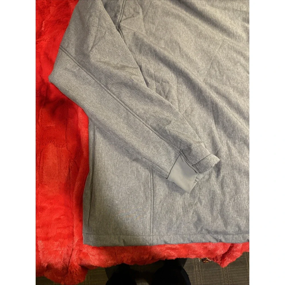 Kirkland Signature Men's Fleece‎ Lined Soft shell Jacket With Hood Size XXL